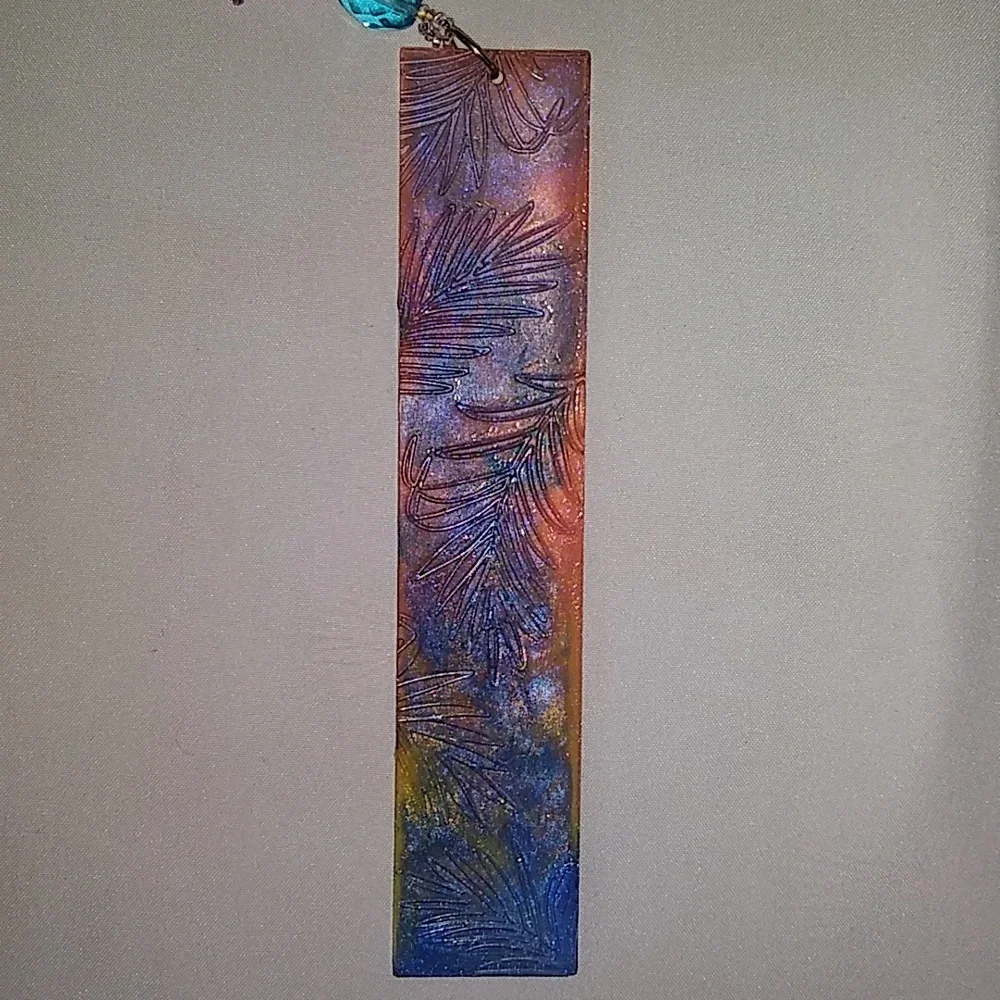 Bookmark with Glass and Pearl Tassel